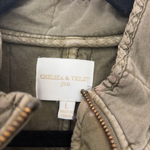 Olive Quilted Jacket - Picture 3 of 4